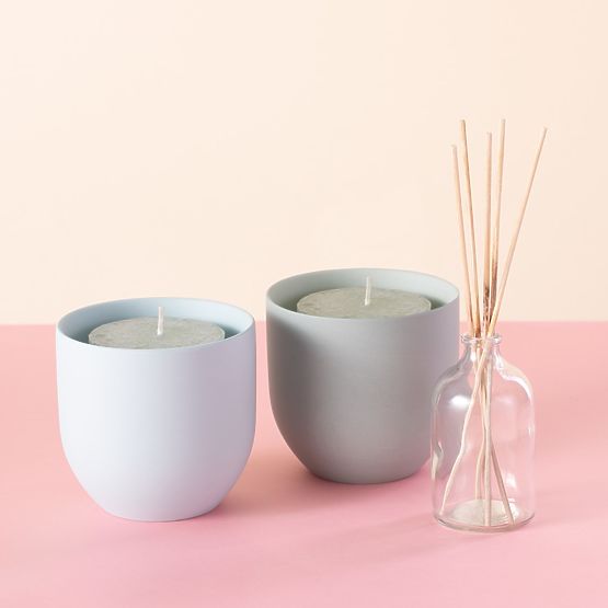 Svietnik SHIRE farba púdrová ružová moderný štýl do interiéru ameliahome