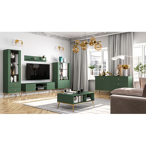 Televízny stolík Forest - zelený