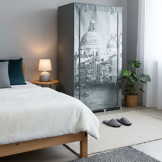 Textilná skriňa s potlačou Venice