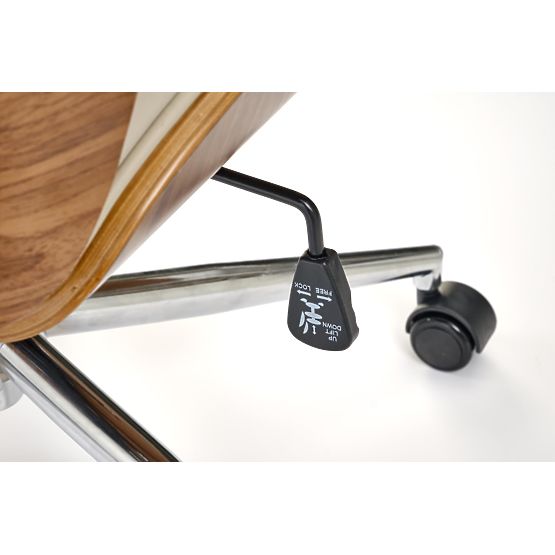 TIMBER kancelárske kreslo orechové/béžové