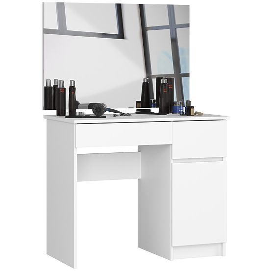 TOALETKA SO ZRKADLOM CLP P-2/SL 900x600 PRAVÁ PK BIELA