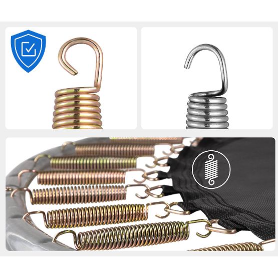 Trampolína s sieťou a rebríkom HENZEN 244 cm modrá FT 8