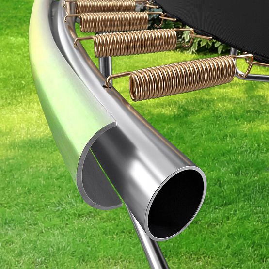 Trampolína s sieťou a rebríkom HENZEN 244 cm modrá FT 8