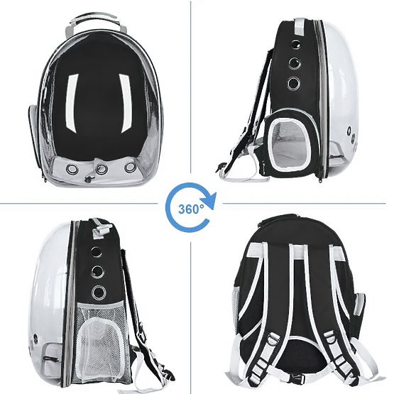 Transportér pre zvieratá P70259 Čierny