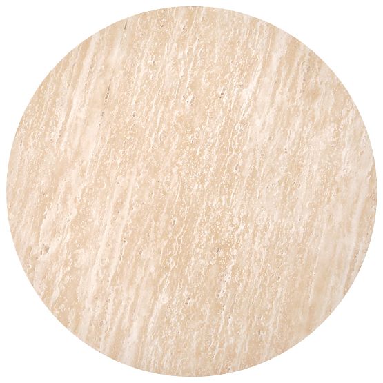 TRAVERTINO KULATÝ konferenčný stolík, travertín