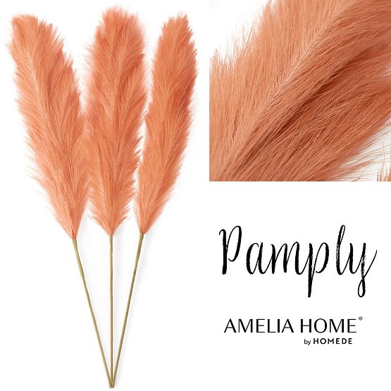 Umelá kvetina PAMPLY koralová ameliahome