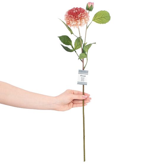 Umelá kvetina PIVÓNIA koralová farba moderný štýl ameliahome