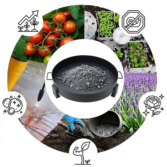 Veľké pevné záhradné liatinové ohnisko 60 cm s držadlami ideálne pre táborák