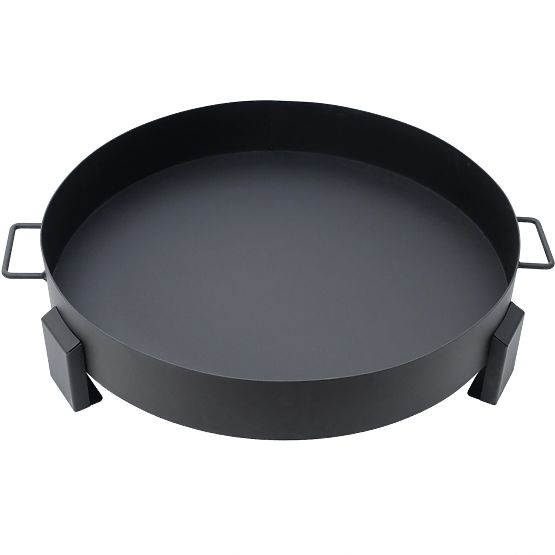 Veľké pevné záhradné liatinové ohnisko 60 cm s držadlami ideálne pre táborák