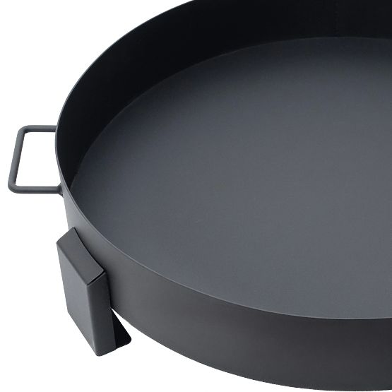 Veľké pevné záhradné liatinové ohnisko 60 cm s držadlami ideálne pre táborák