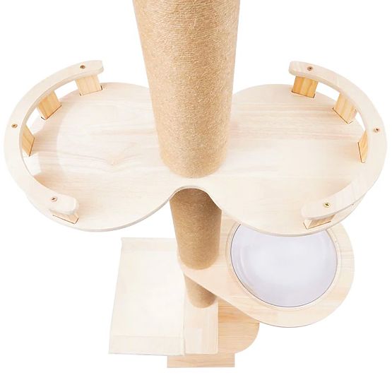 Veľké škrabadlo pre mačky Béžové 255-265cm P70503