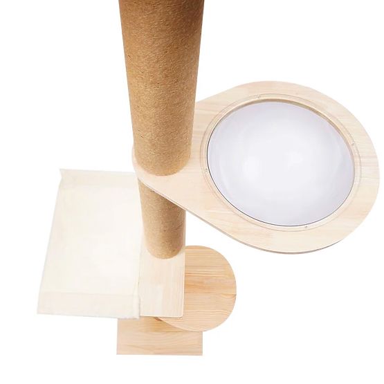 Veľké škrabadlo pre mačky Béžové 255-265cm P70503