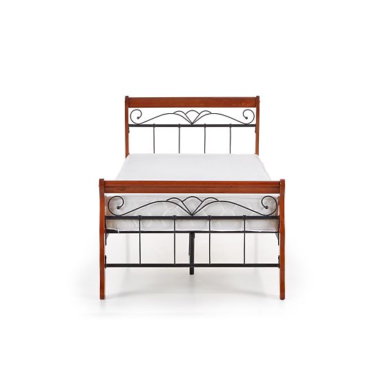 VERONICA posteľ 90 cm čerešňa ant./čierna