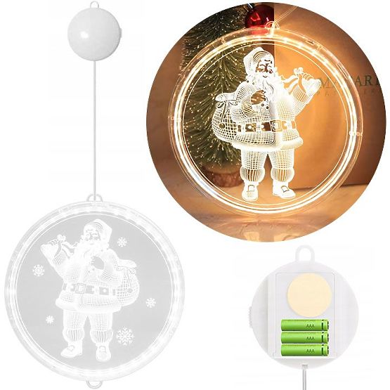 Vianočná LED dekorácia Santa CD003