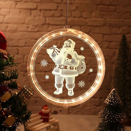 Vianočná LED dekorácia Santa CD003