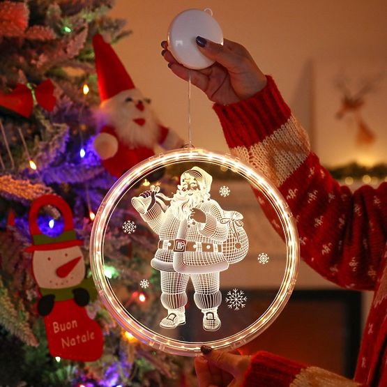 Vianočná LED dekorácia Santa CD003