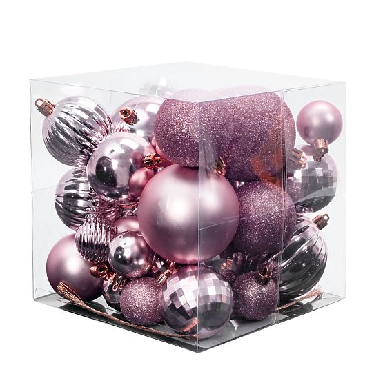 VIANOČNÉ OZDOBY ROSE RED 36KS 311433