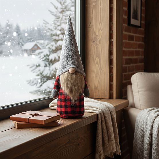 Vianočný škriatok 40 cm YX055