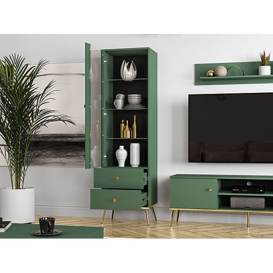 Vitrína Forest menšia - zelená