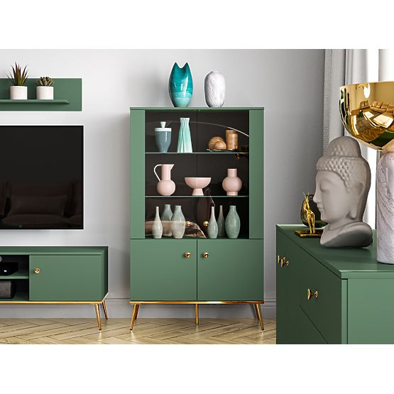 Vitrína Forest väčšia - zelená