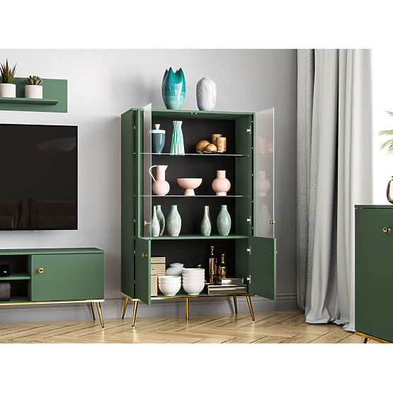 Vitrína Forest väčšia - zelená