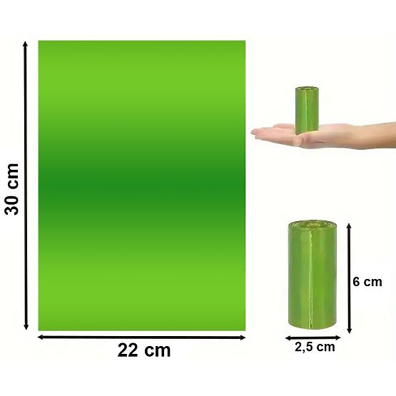 Vrecká na psie exkrementy GIZMO 400 kusov