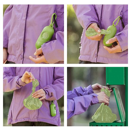 Vrecká na psie exkrementy GIZMO 400 kusov