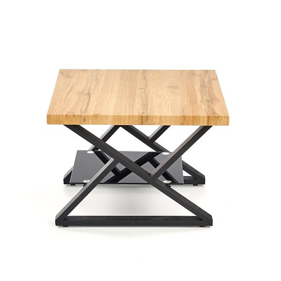 XENA KWADRAT konferenčný stolík čierny / prírodný (2p=1ks)