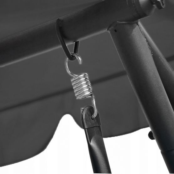 Záhradná hojdačka Swing - šedá