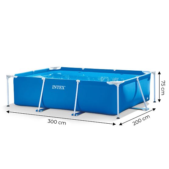 Záhradný bazén s rámom obdĺžnikový 3x2m Intex