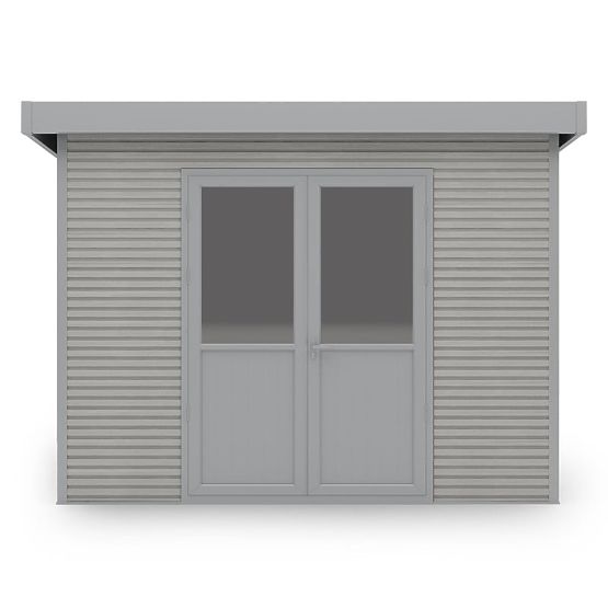 Záhradný domček Ardena 3x3 m 9 m², tmavošedý, kompozitné drevo, hliník, jednoduchá montáž