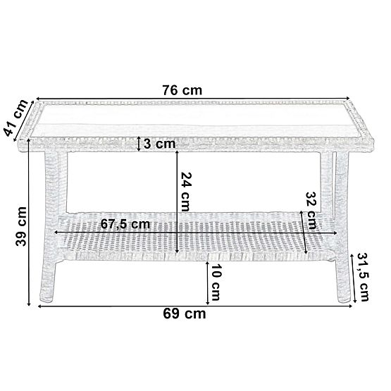 Záhradný nábytok sada KALINA sivá