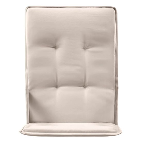 Záhradný set Familis stôl 160 cm + 4 stoličky s nastaviteľnými operadlami a svetlosivými vankúšmi