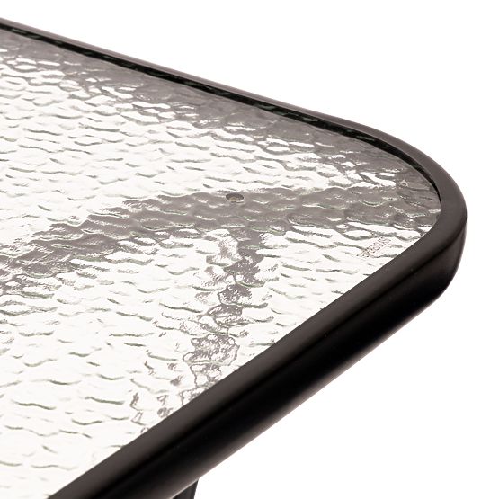 Záhradný sklenený stôl Wave 140x80cm terasa balkón