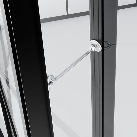 Záhradný skleník ProGlass Classic Compact 7,7 m² so základom, tvrdené sklo 4 mm, hliník