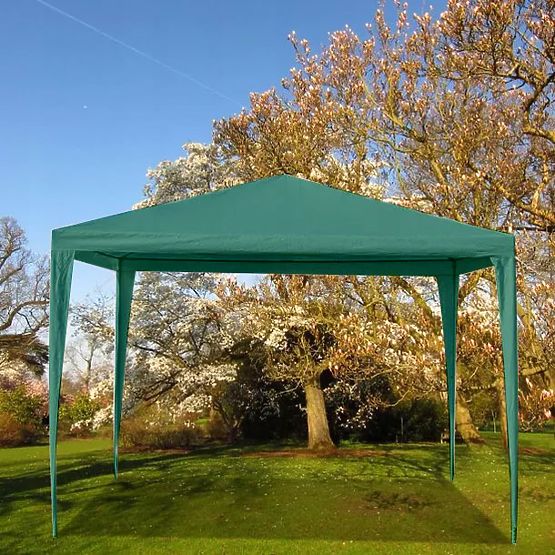 Záhradný stanový pavilón 3x3 m 4 steny zelený MultiGarden