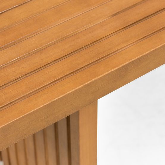 Záhradný stôl Familis II 240 cm, eukalyptové drevo FSC, teakový vzhľad