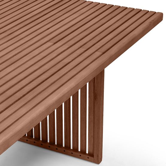 Záhradný stôl Familis ll, 240 cm, eukalyptové drevo FSC, tmavo hnedý