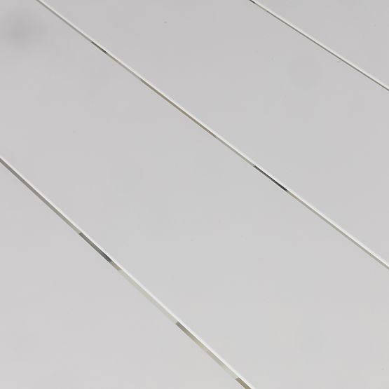 Záhradný stôl Piretto 180 cm, hliník, biely