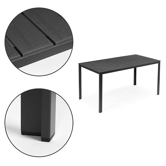 Záhradný stôl pre 6 osôb Polywood nábytok na terasu