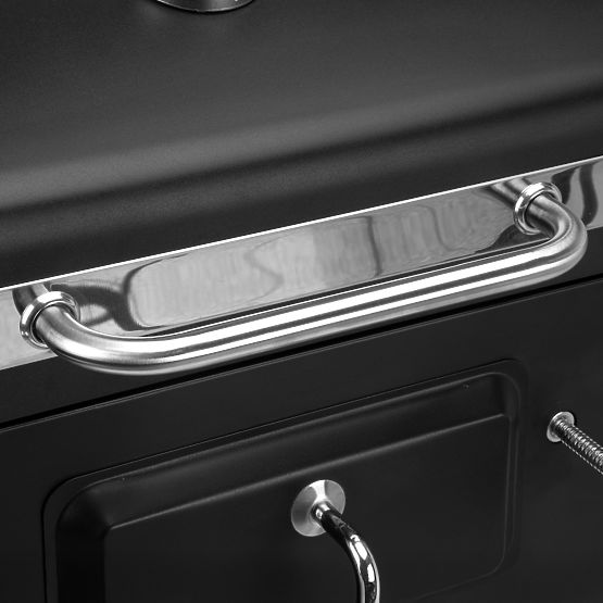 Záhradný uhlíkový gril CARBON čierny