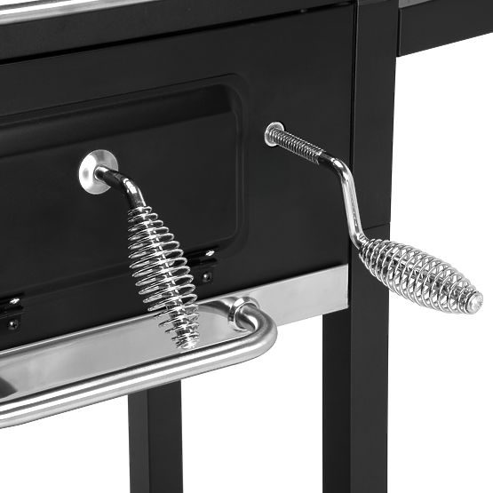 Záhradný uhlíkový gril CARBON čierny