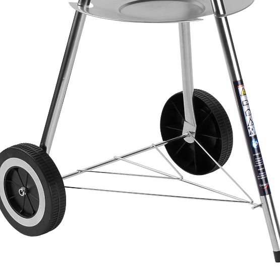 Záhradný uhlíkový gril RUND čierny