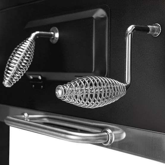 Záhradný uhlíkový gril s poklopom MEJOR