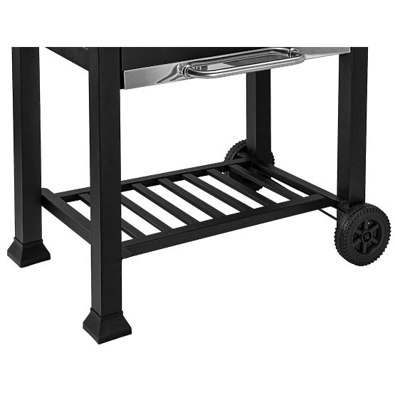 Záhradný uhlíkový gril s poklopom MEJOR