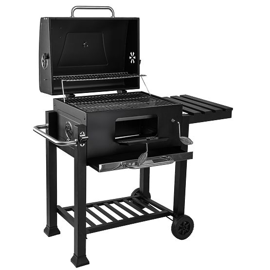 Záhradný uhlíkový gril s poklopom MEJOR