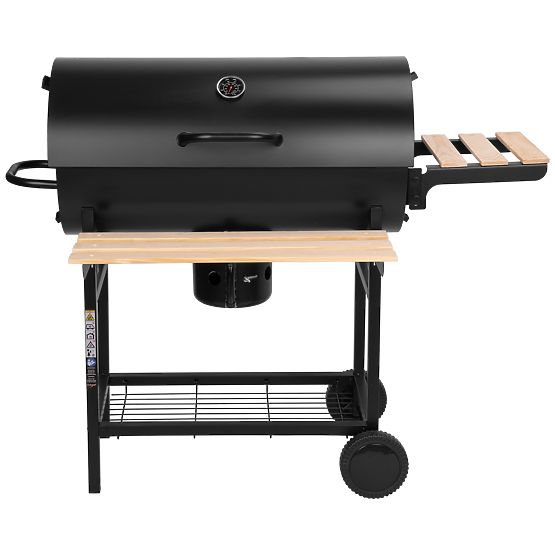 Záhradný uhlový gril 2 rošty popolník BAREL WOOD