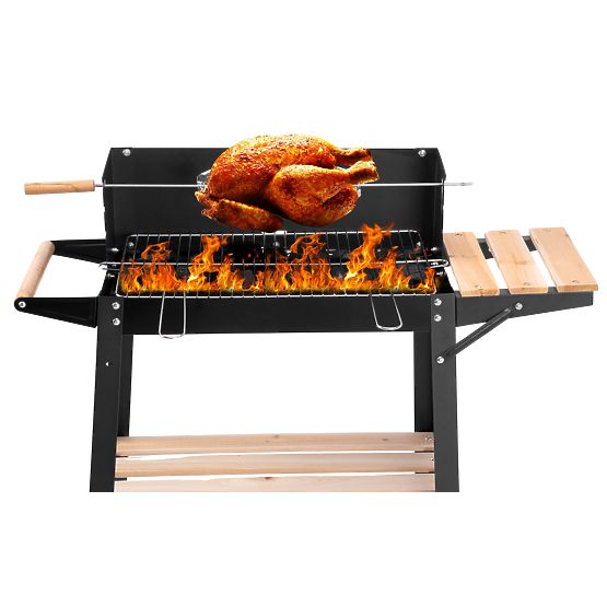 Záhradný uhlový gril PARIL na kolieskach