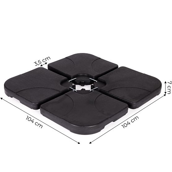 Záťažová základňa na vodu pre slnečník 60 KG