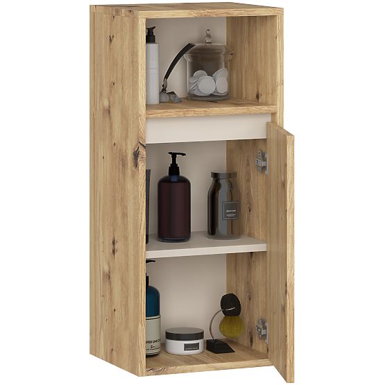 ZÁVESNÁ KÚPEĽŇOVÁ SKRINKA VAMI W35 1D 1W DUB ARTISAN / KAŠMÍR